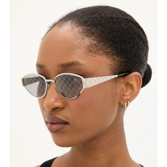 NEW GUCCI SUNGLASSES GOLD WOMEN CAT EYE EYEWEAR GUCCI GG1853S 003 main image 14